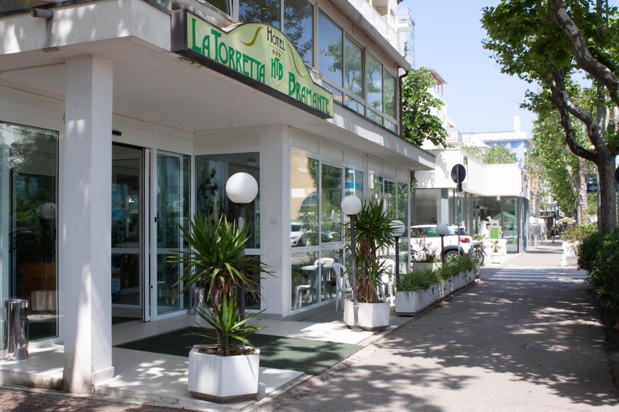 Hotel La Torretta Bramante Rimini Bagian luar foto